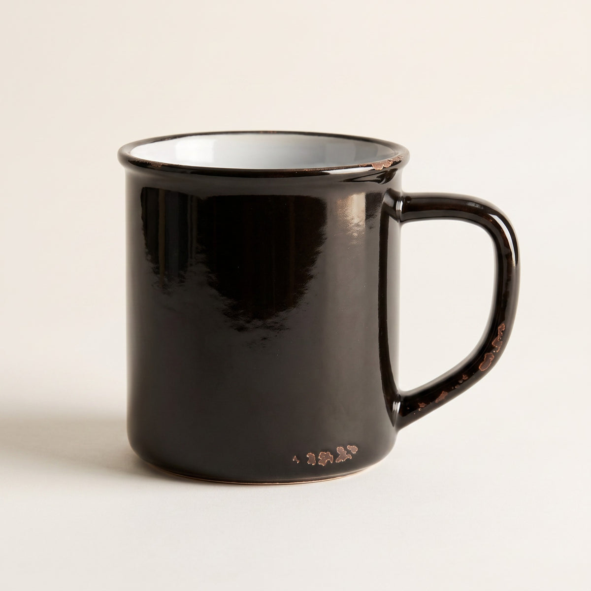 Enamel Look Mug - Black