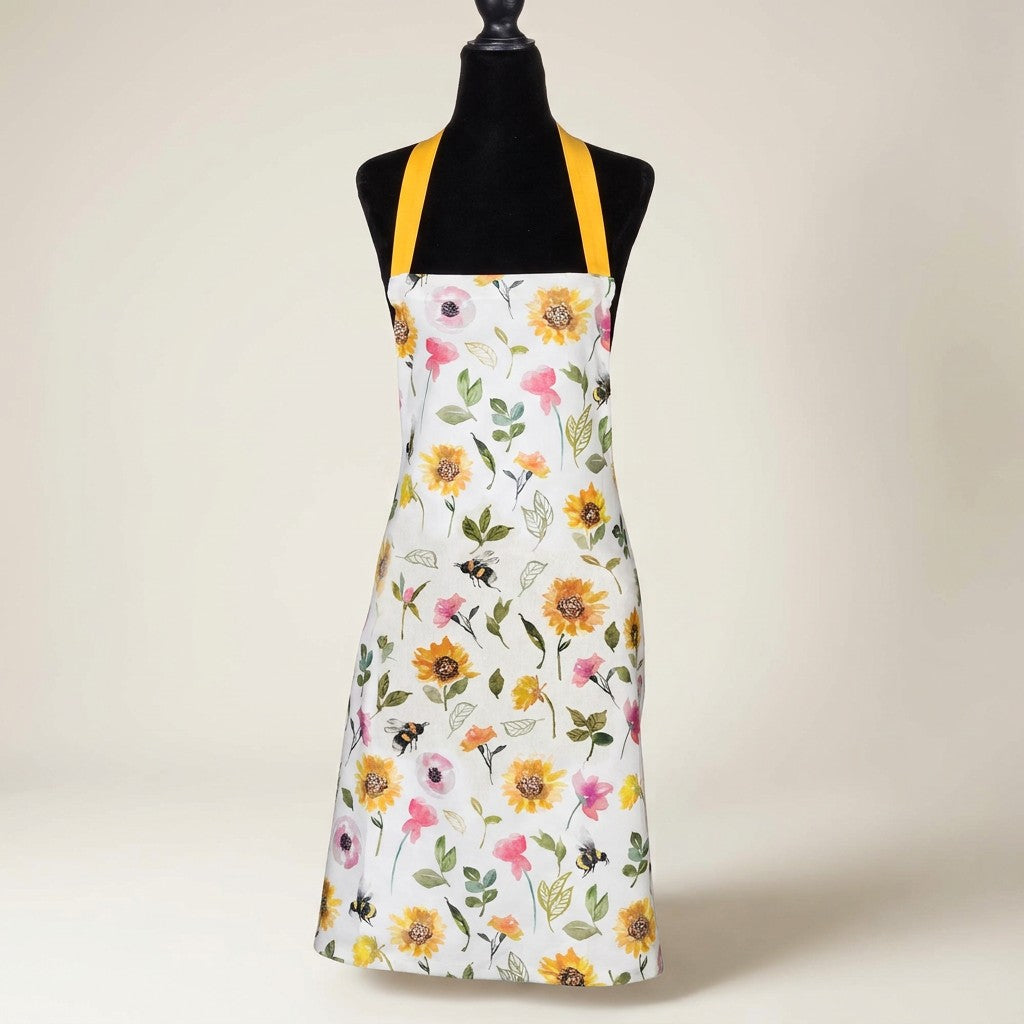 Sunflowers & Bees Apron