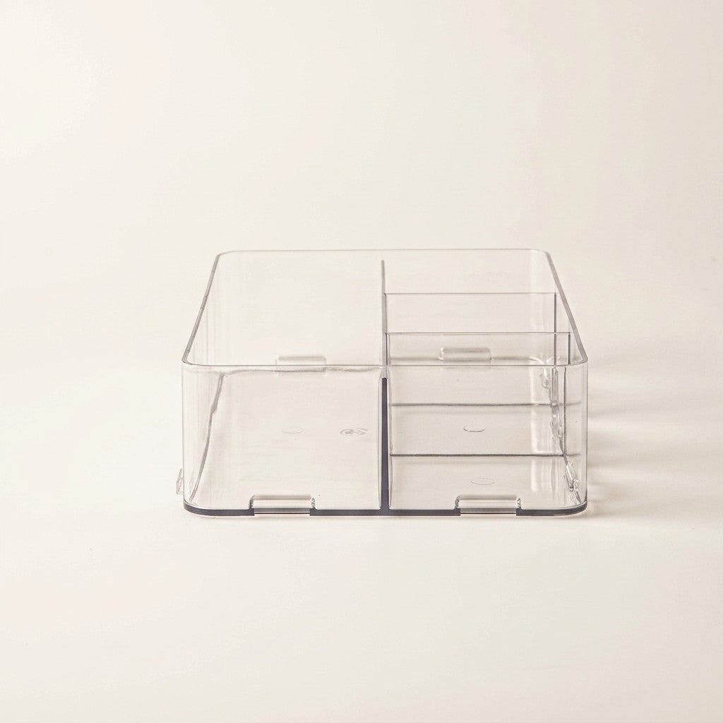 Organisateur de tiroir emboîtable Clarity, 4 sections