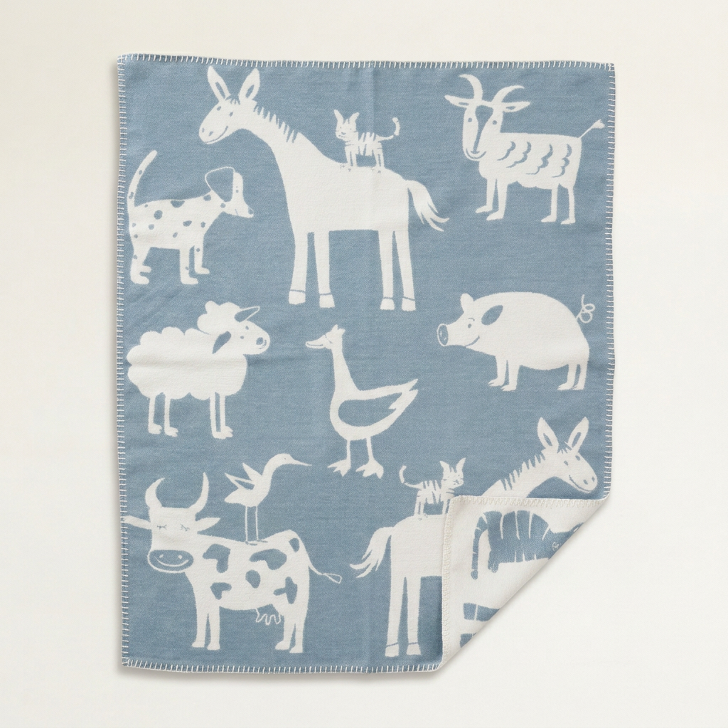 Farm Baby Blanket