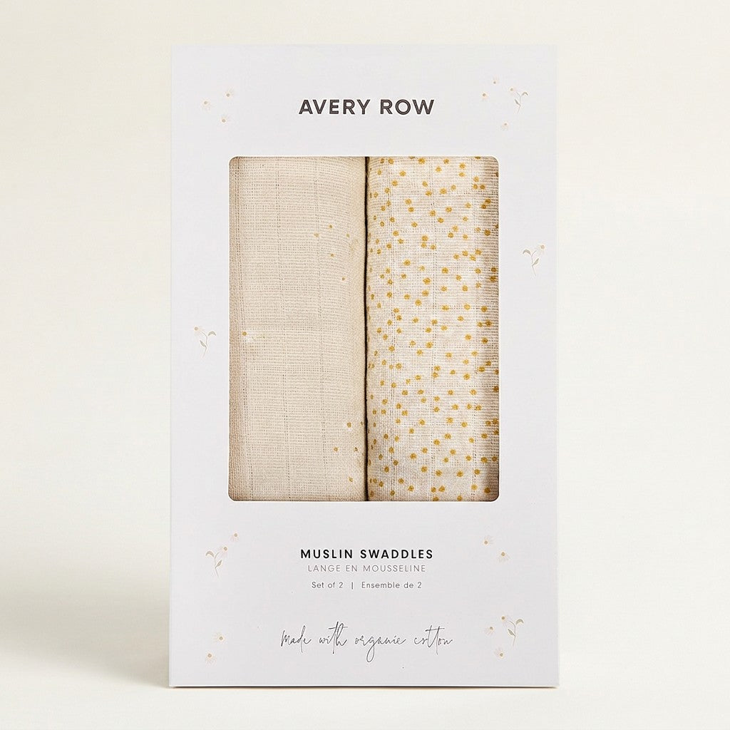 Muslin Swaddle, Set of 2