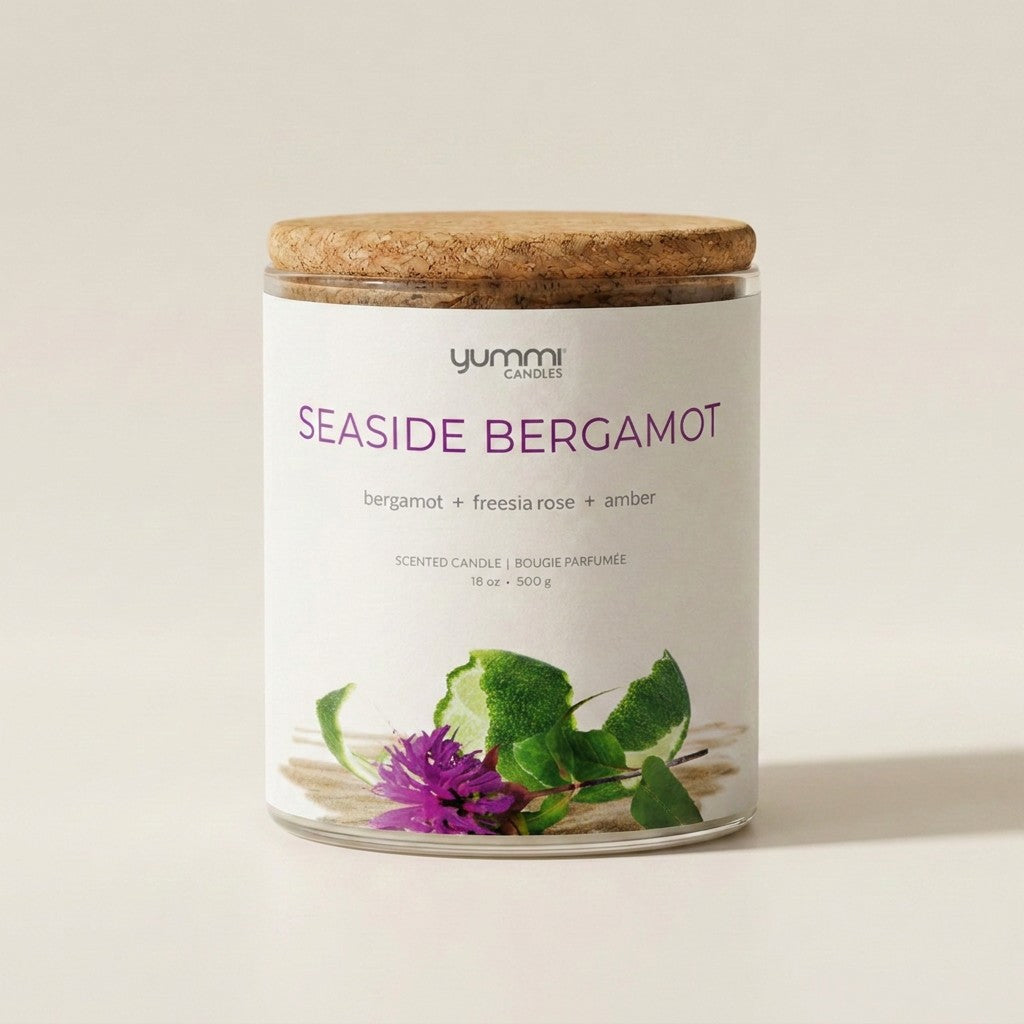 Seaside Bergamot Jar Candle, 18oz