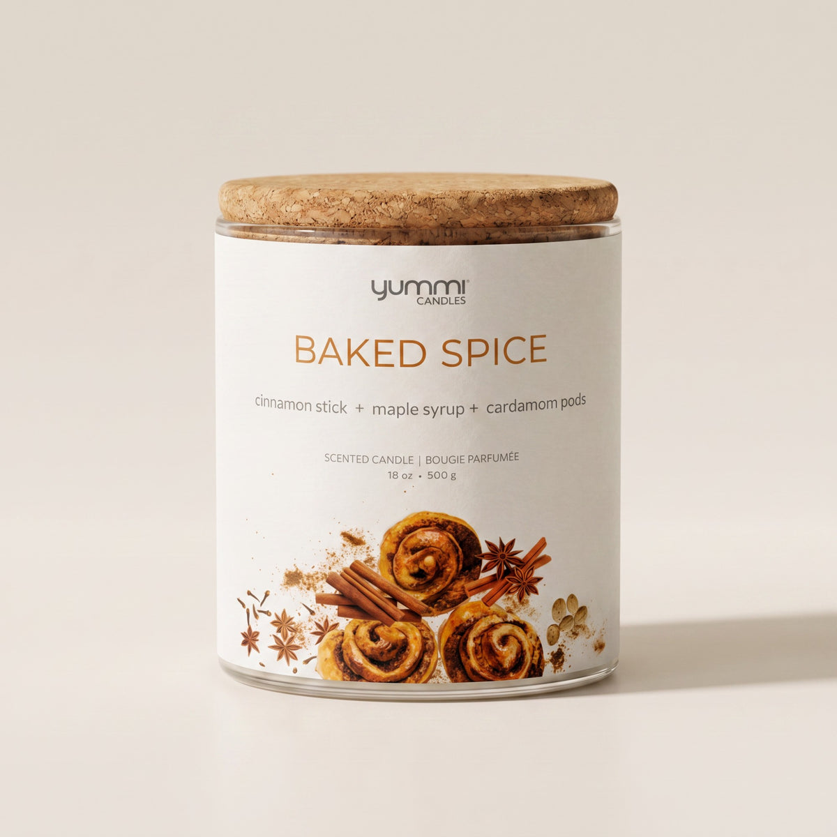 Baked Spice Jar Candle, 18oz