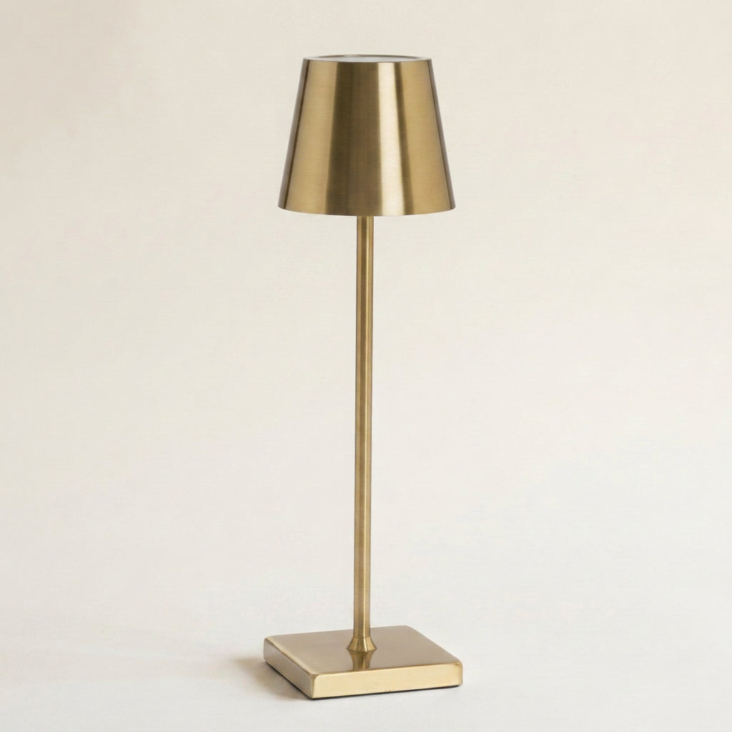 Classic Shade Led Table Light - Gold