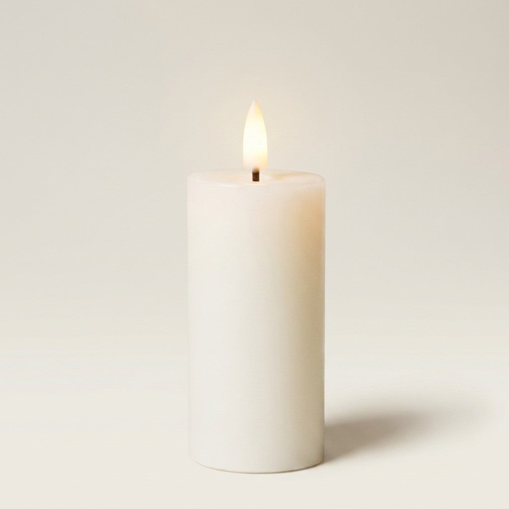 Led Pillar Candle - Sand