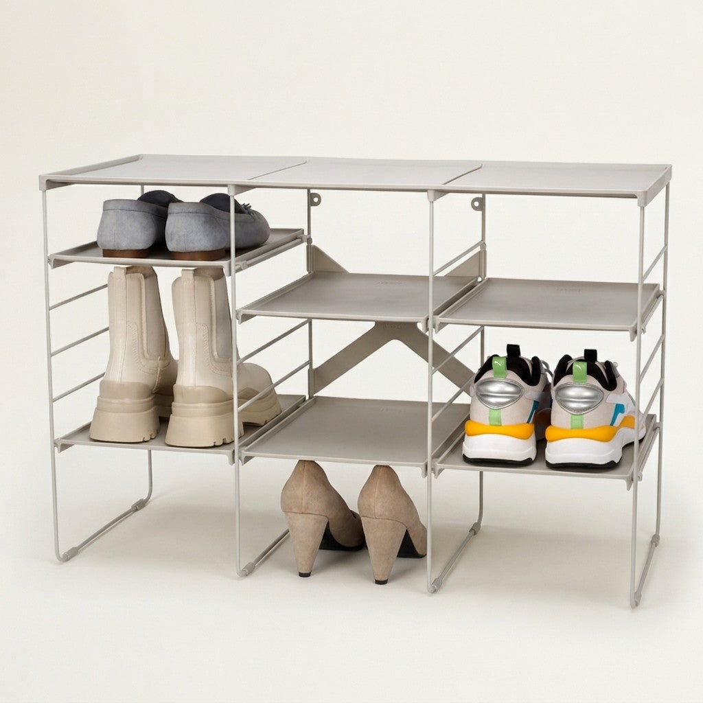 Level Adjust Shoe Rack, Large