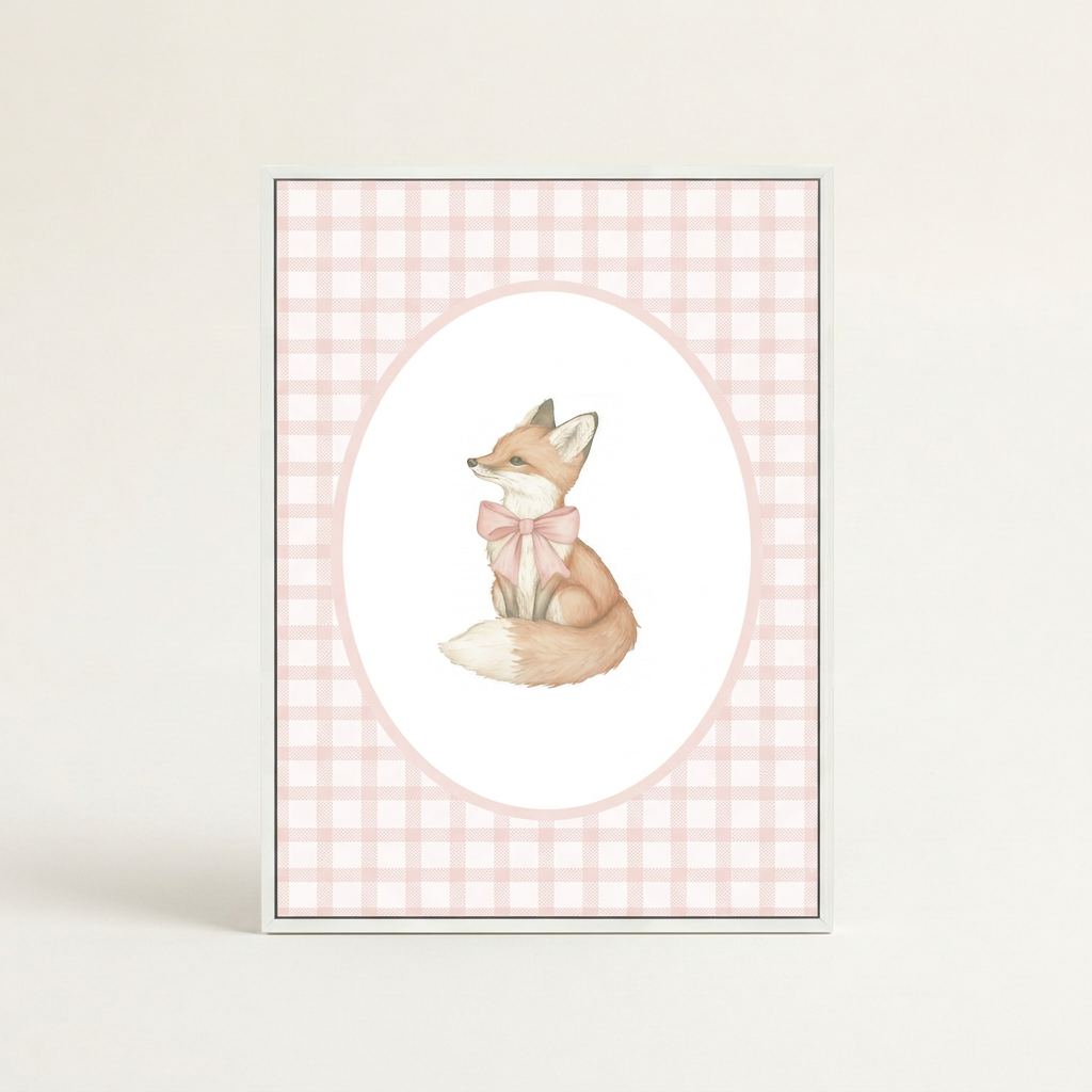 Fox Bow-Tie Wall Art