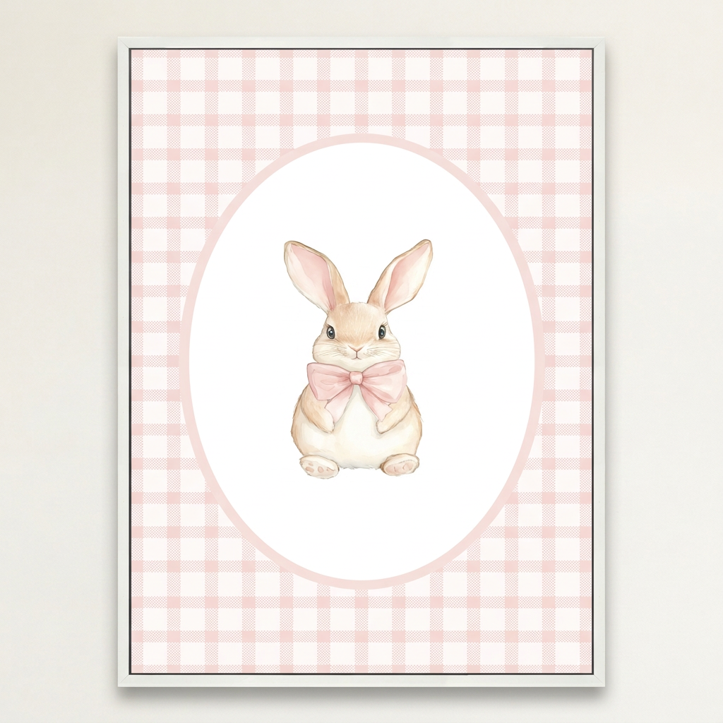 Bunny Bow-Tie Wall Art