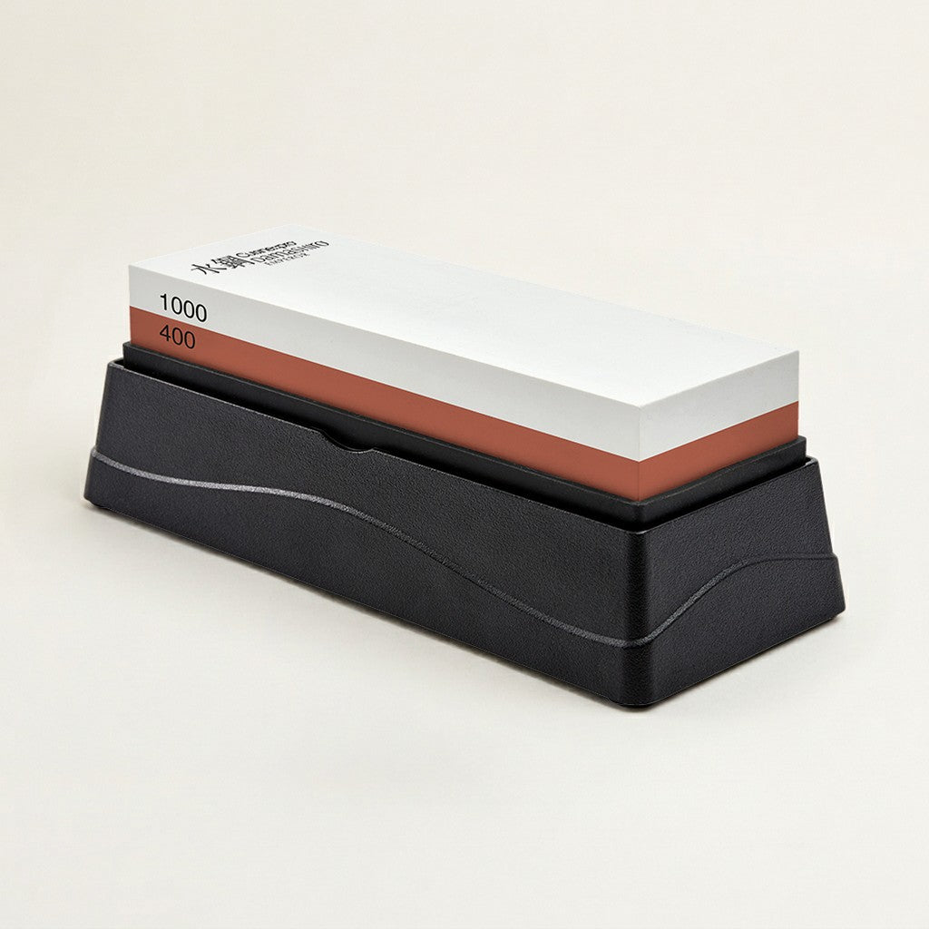 Cuisine::pro® Damashiro EMPEROR® Double Sided Grit Whetstone Kit 400/1000