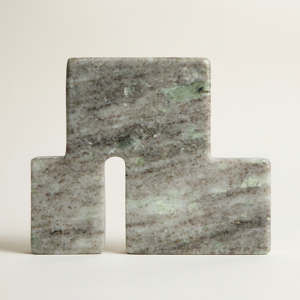 Marble Block Bookend