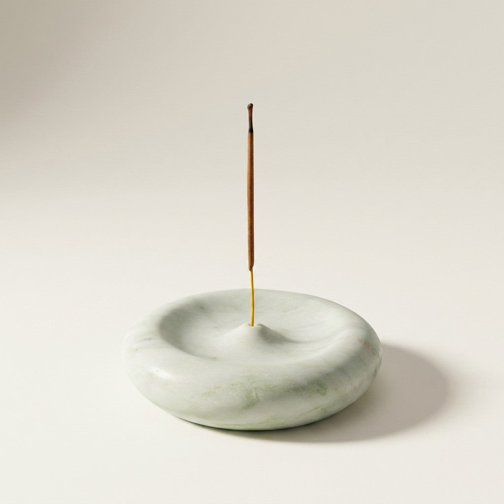 Round Onyx Incense Holder
