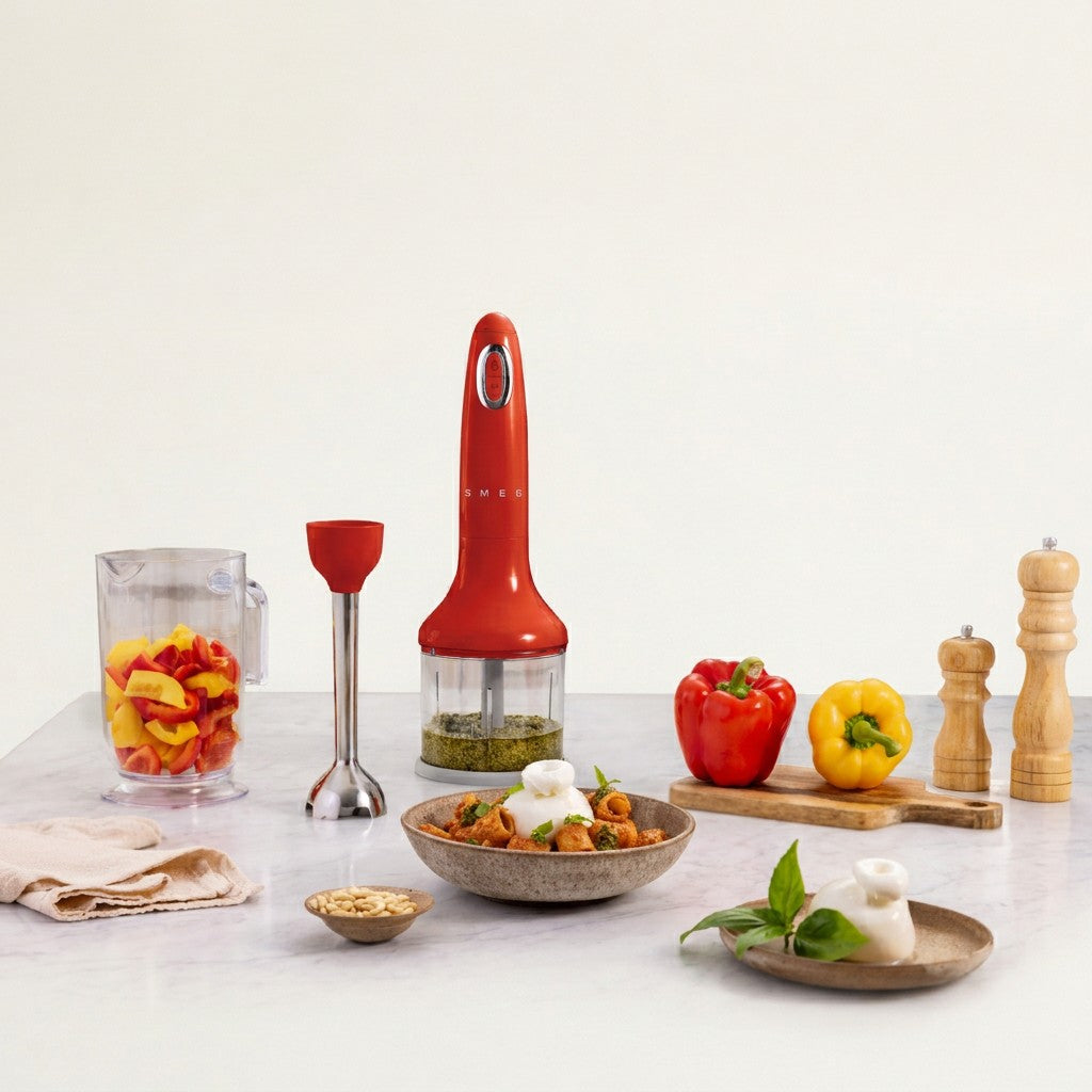 SMEG Immersion Hand Blender with Attachments