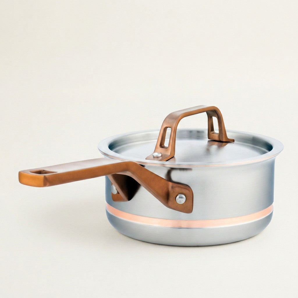 Meyer CopperClad Covered Saucepan