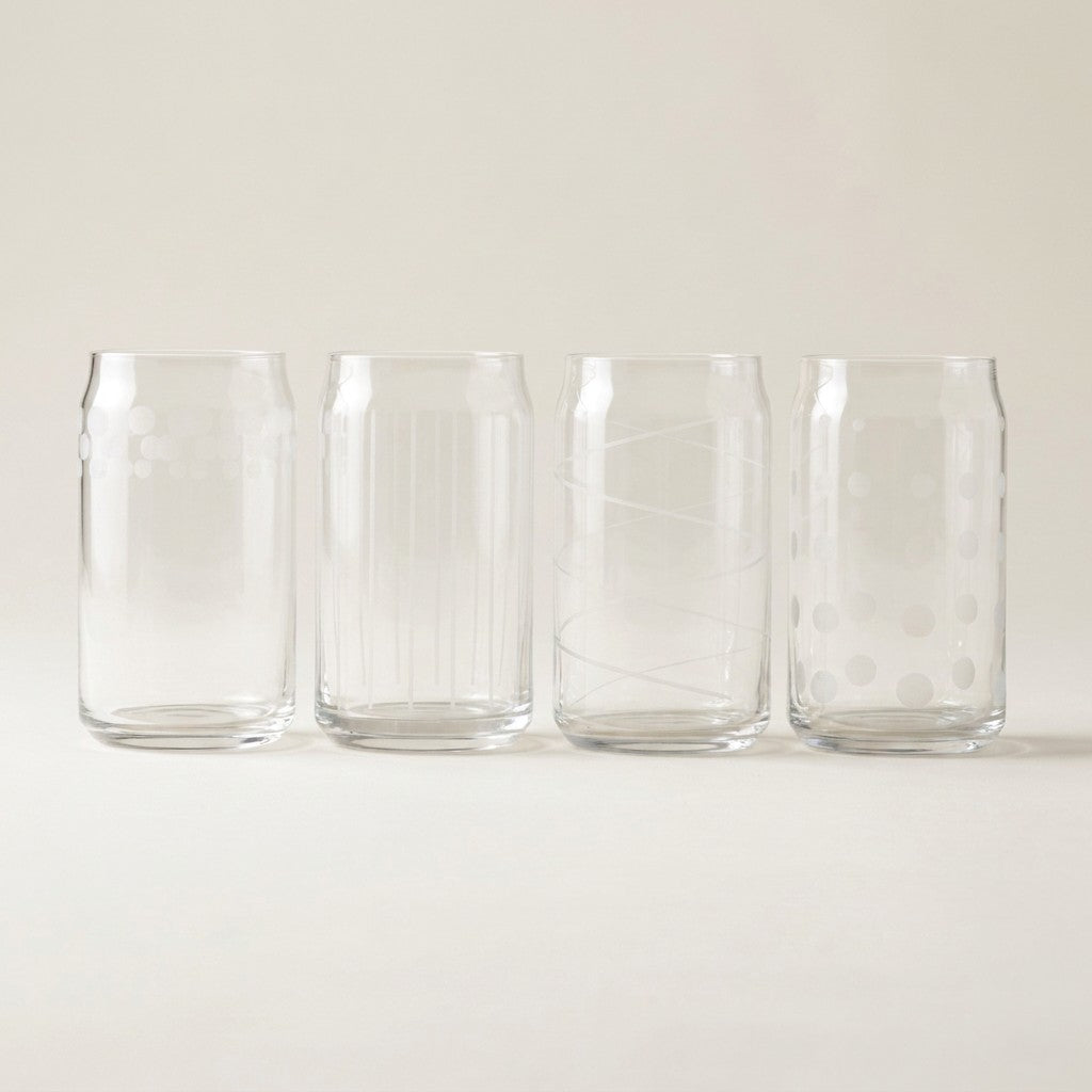 Mikasa Cheers Seltzer Glasses, 18.5 oz, Set of 4
