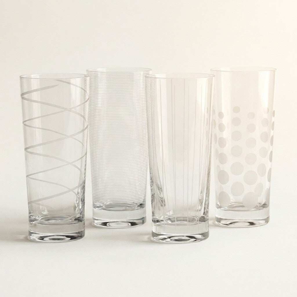 Mikasa Cheers Highball Glasses, 19.75 oz, Set of 4