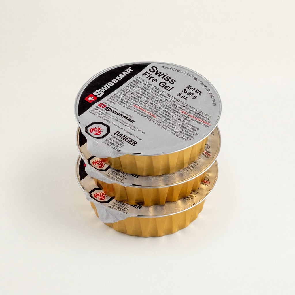 Swiss Fire Gel Cans, 80 g, Pack of 3