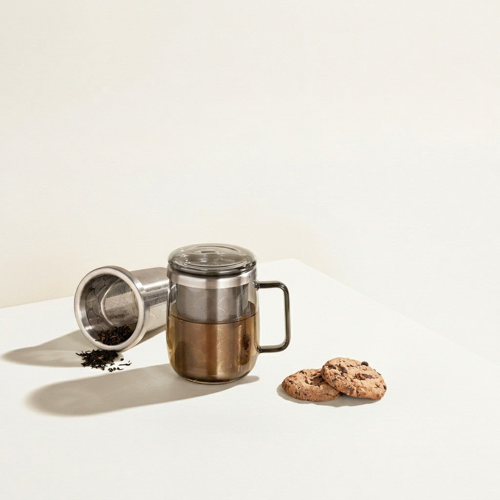 Yuna Tea Glass with Infuser