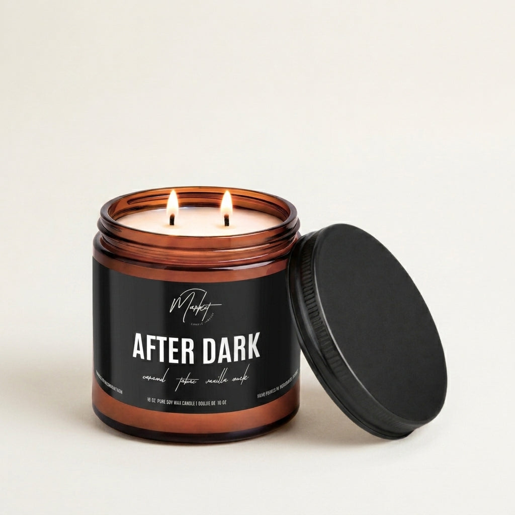 After Dark 16oz. Scented Unwind Soy Candle