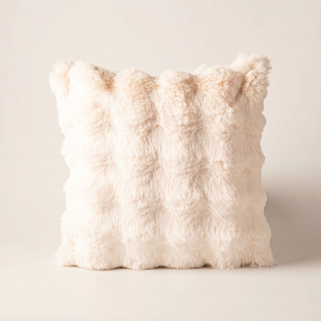 Bianca Faux Rabbit Fur Cushion