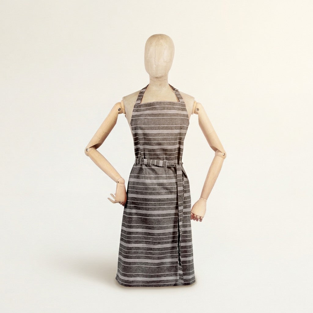 Stonewash Stripe Adjustable Apron
