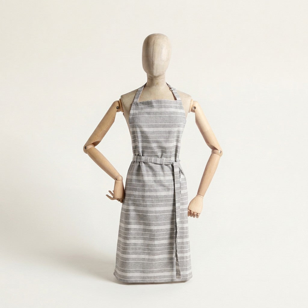 Stonewash Stripe Adjustable Apron