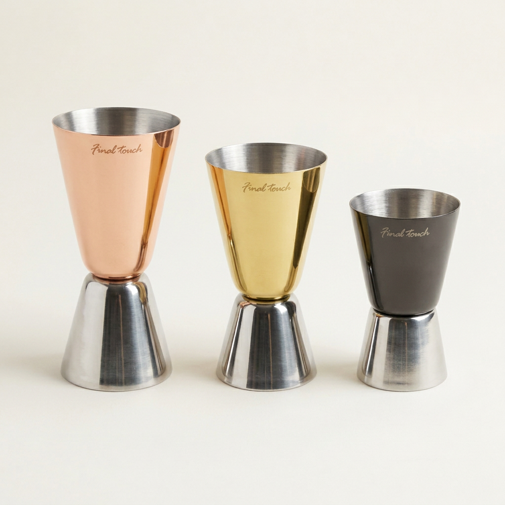 Mixed Metal Jigger Set - Set of 3