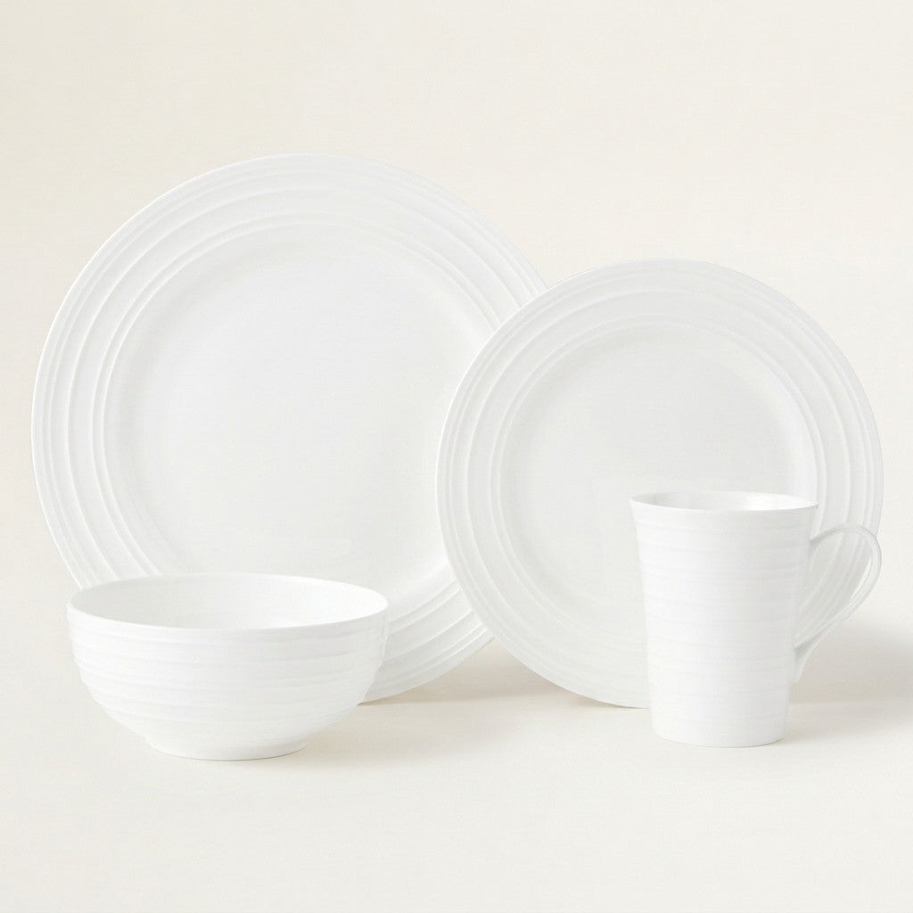 Ciara Bone China, 16-Piece Dinnerware Set