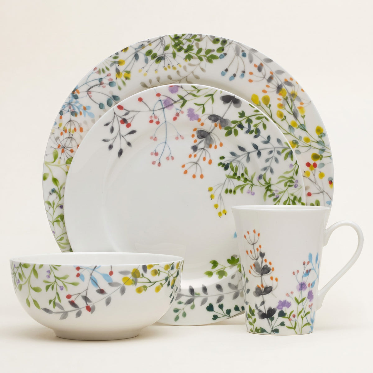 Tivoli Garden, 16-Piece Dinnerware Set (Service for 4)