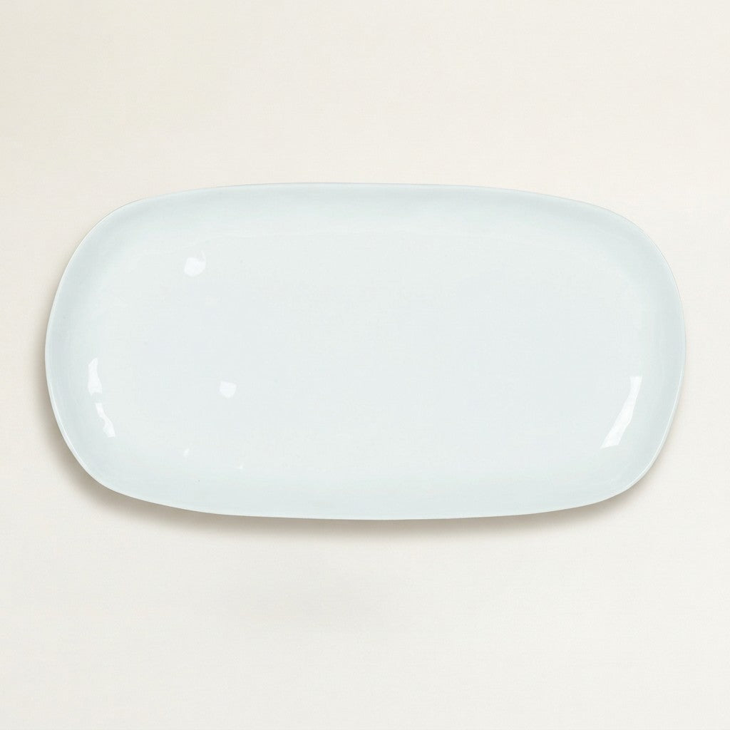 Everyday White Organic Serve Platter, 15 in