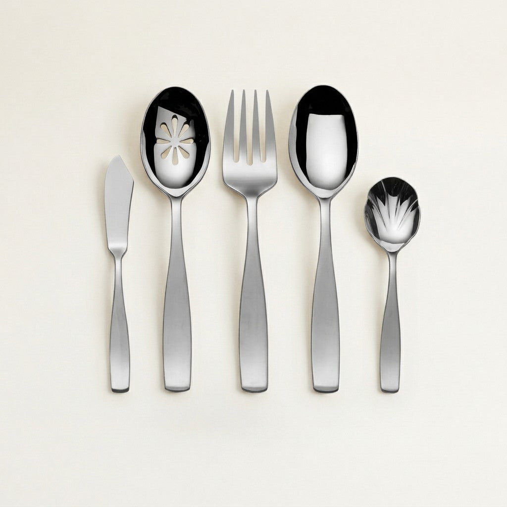Satin Loft 18/10 Stainless Steel, 45-Piece Set