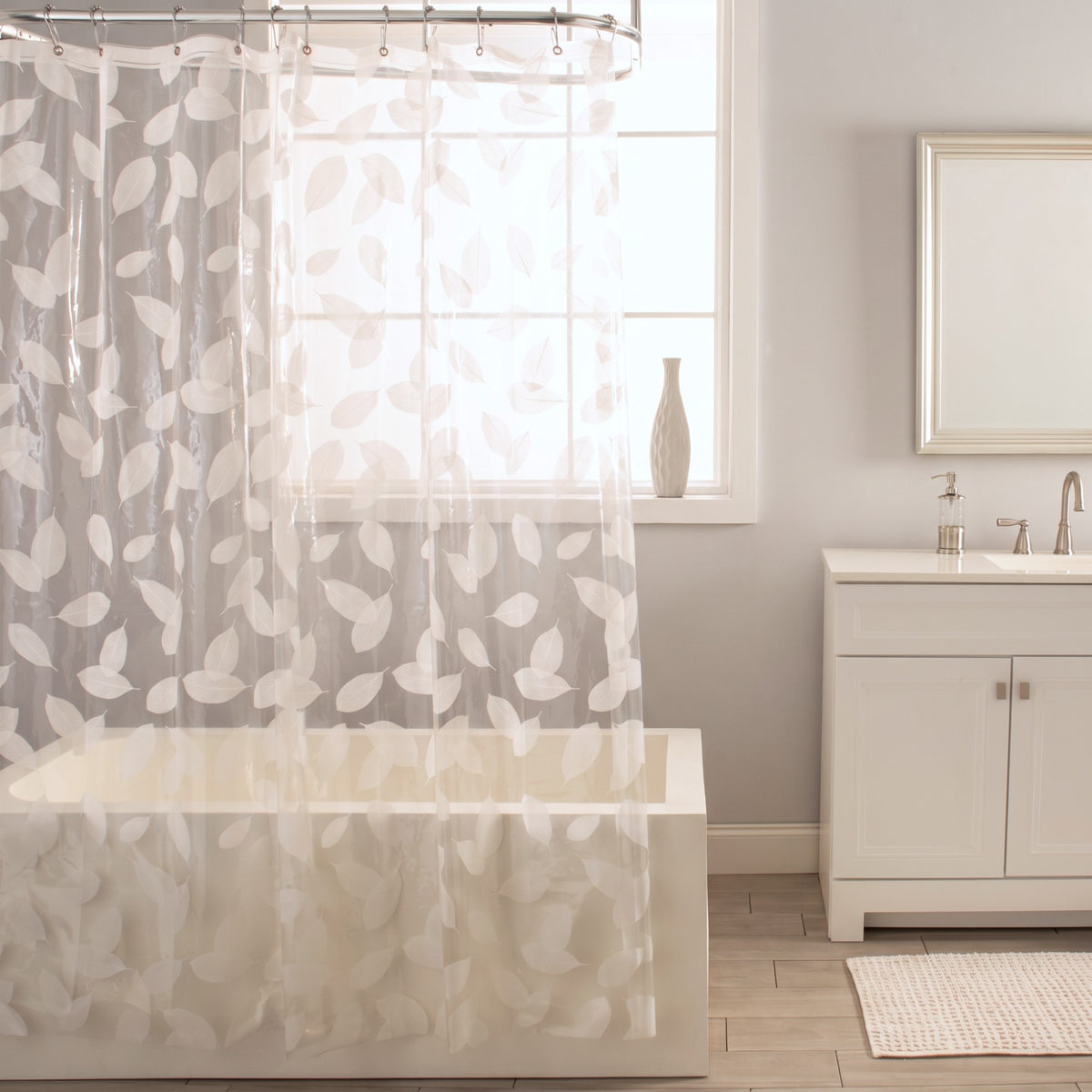 Rideau de douche en PEVA Harvest Leaf
