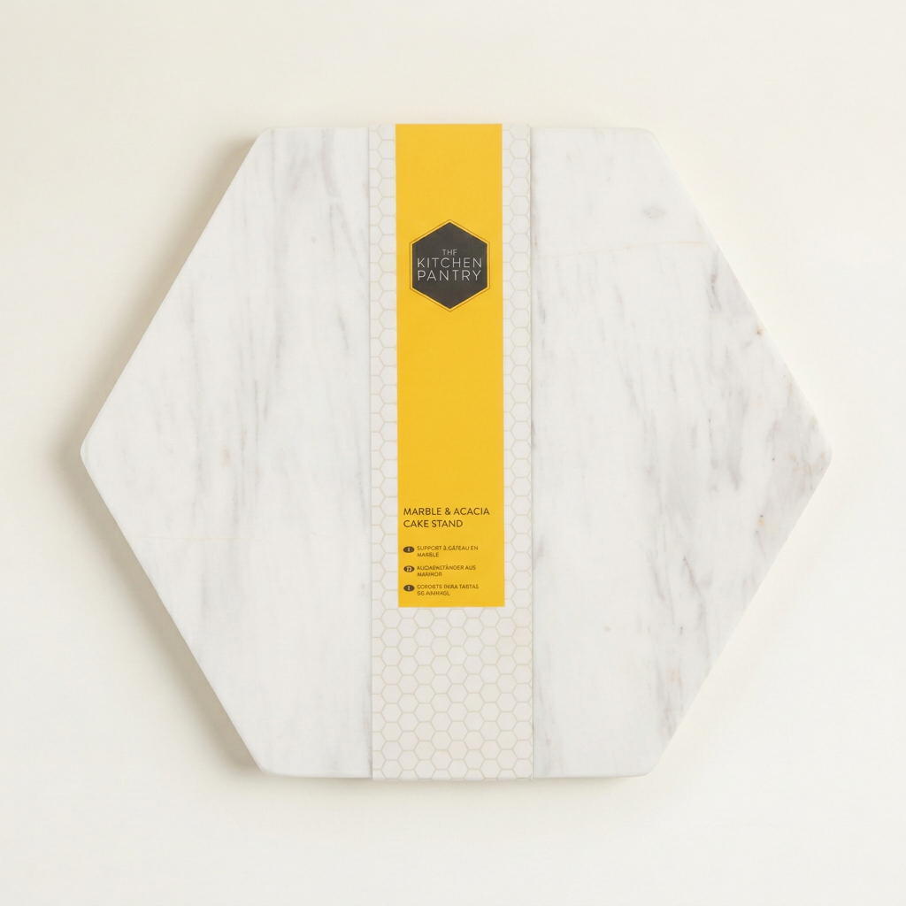 Kitchen Pantry Marble Cake Stand