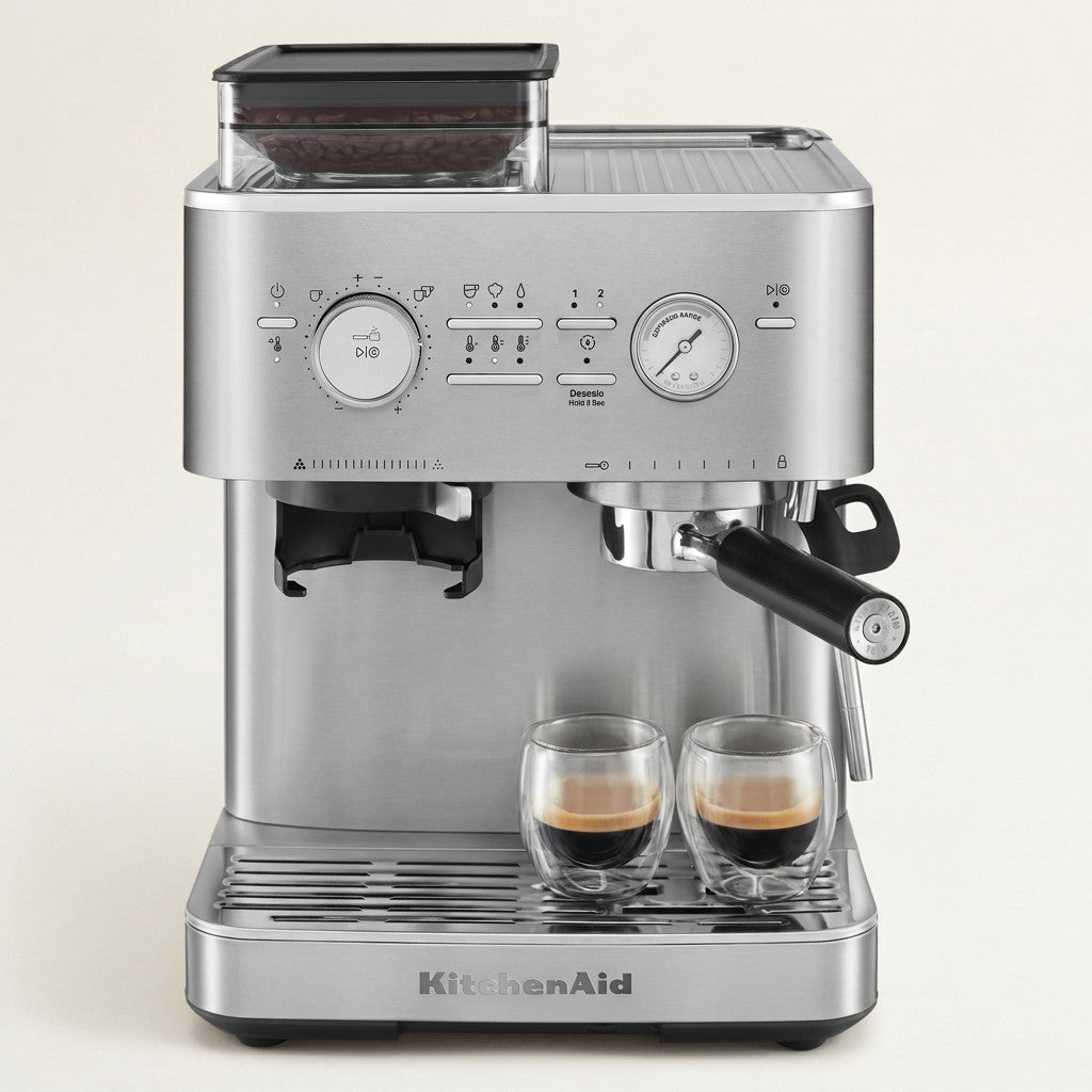 KitchenAid Semi Automatic Espresso Machine with Burr Grinder