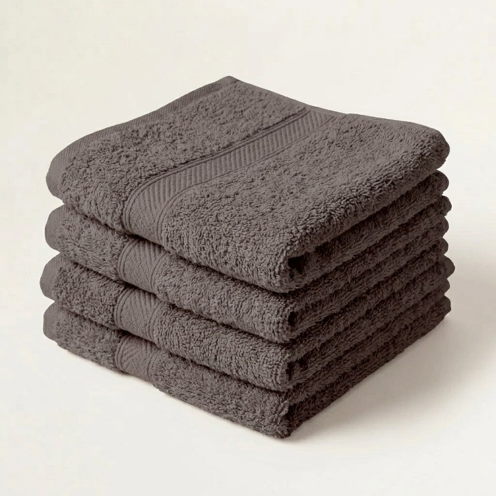 Hygro Cotton Face Towels, 4-Pack