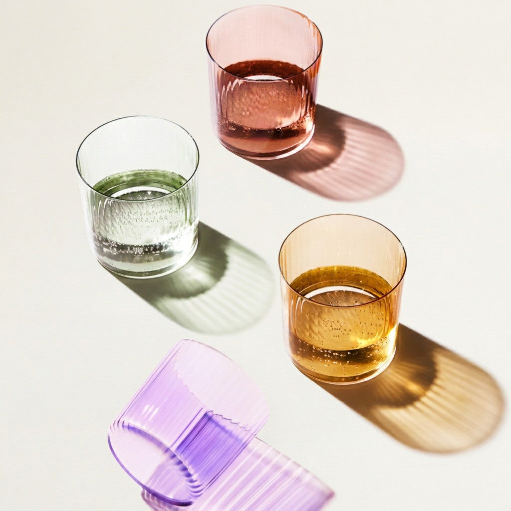 Krosno Deco Tumblers, Set of 4, 350 ml