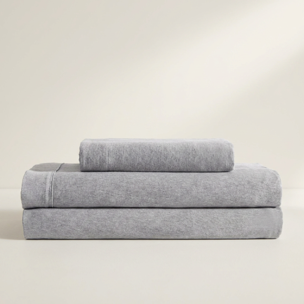 Modern Cotton Melange Sheet Set