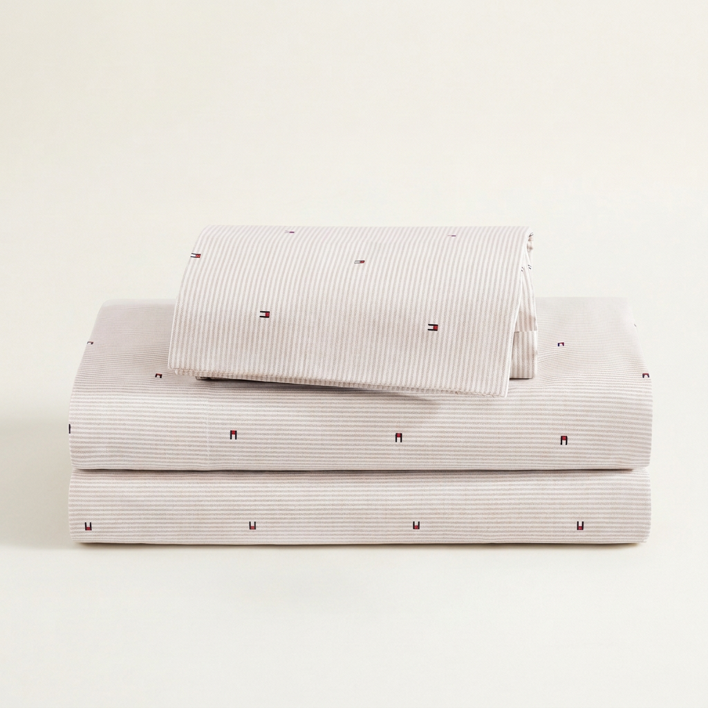 Ithaca Flag Stripe Sheet Set