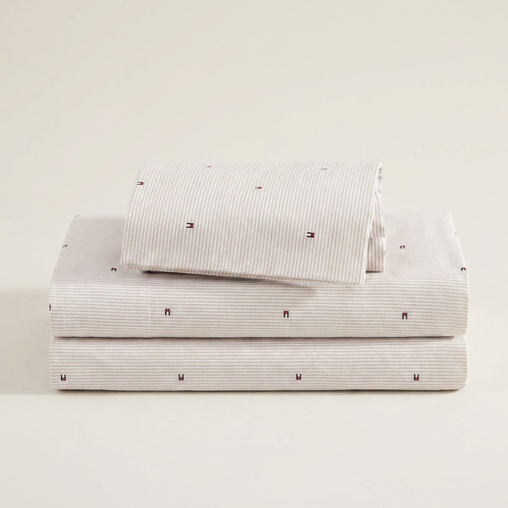 Ithaca Flag Stripe Sheet Set