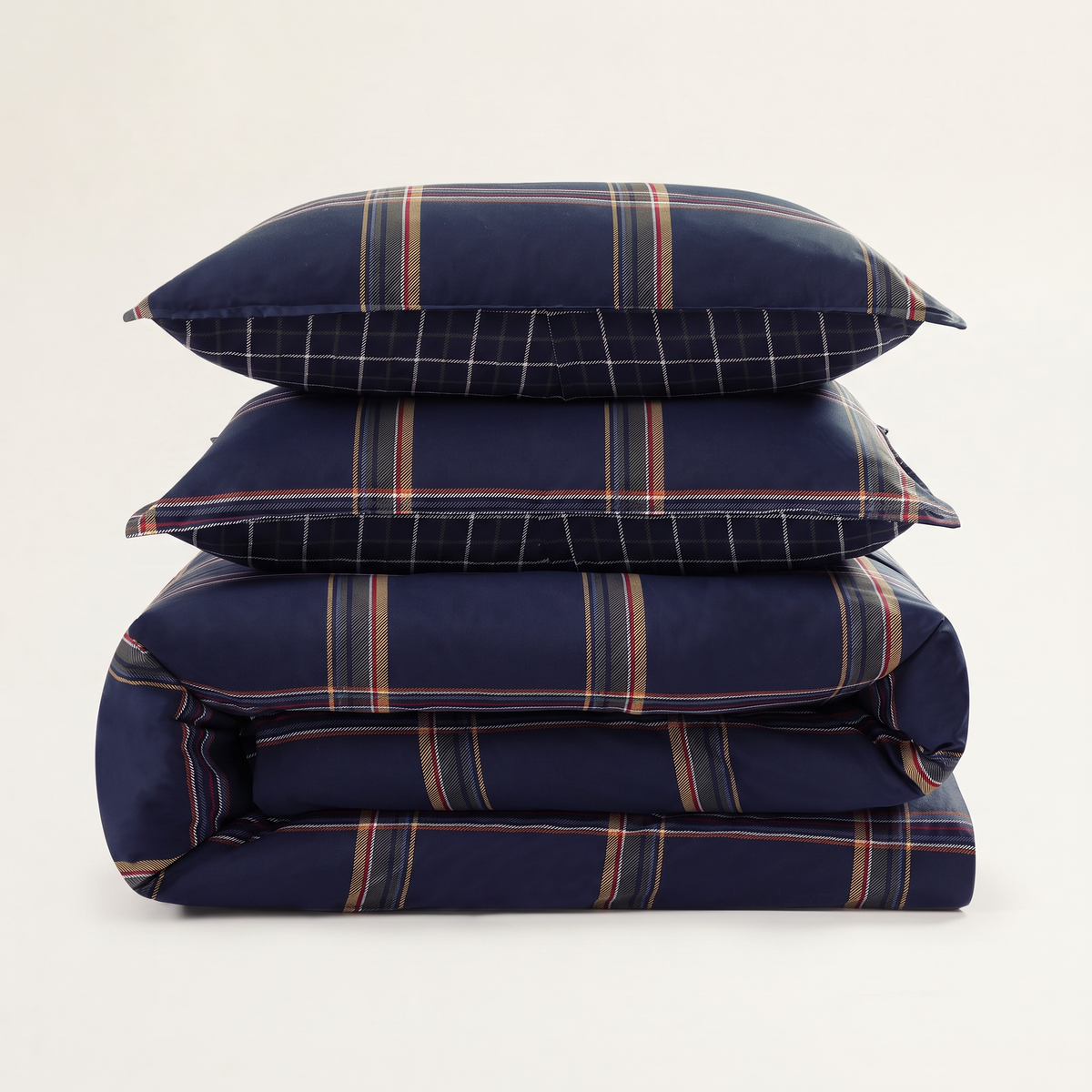 Beacon Plaid Duvet Set