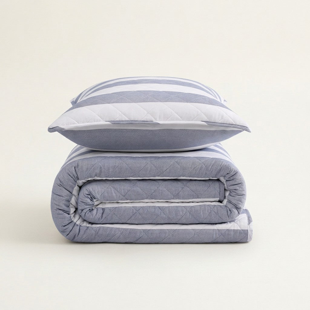 Capri Stripe Quilt Set