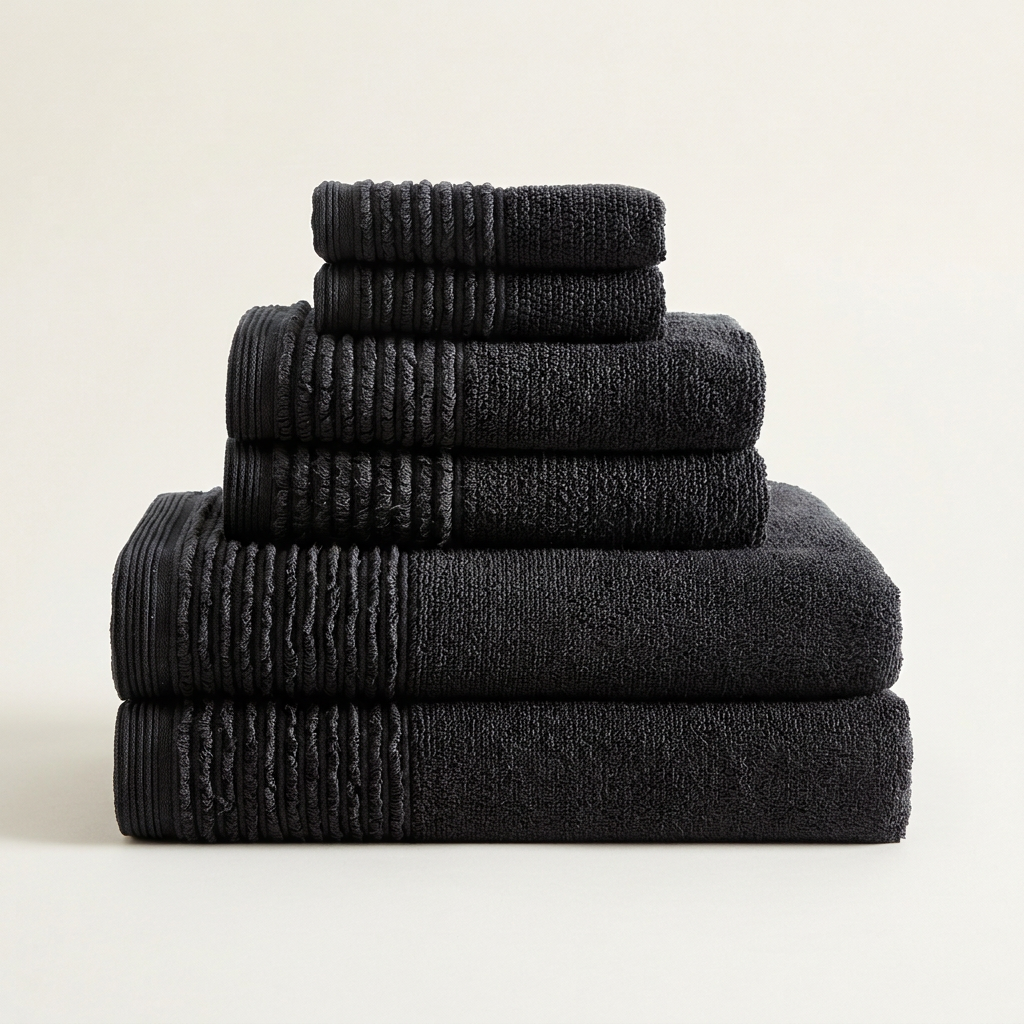 Sculpted Pleat Towel Set