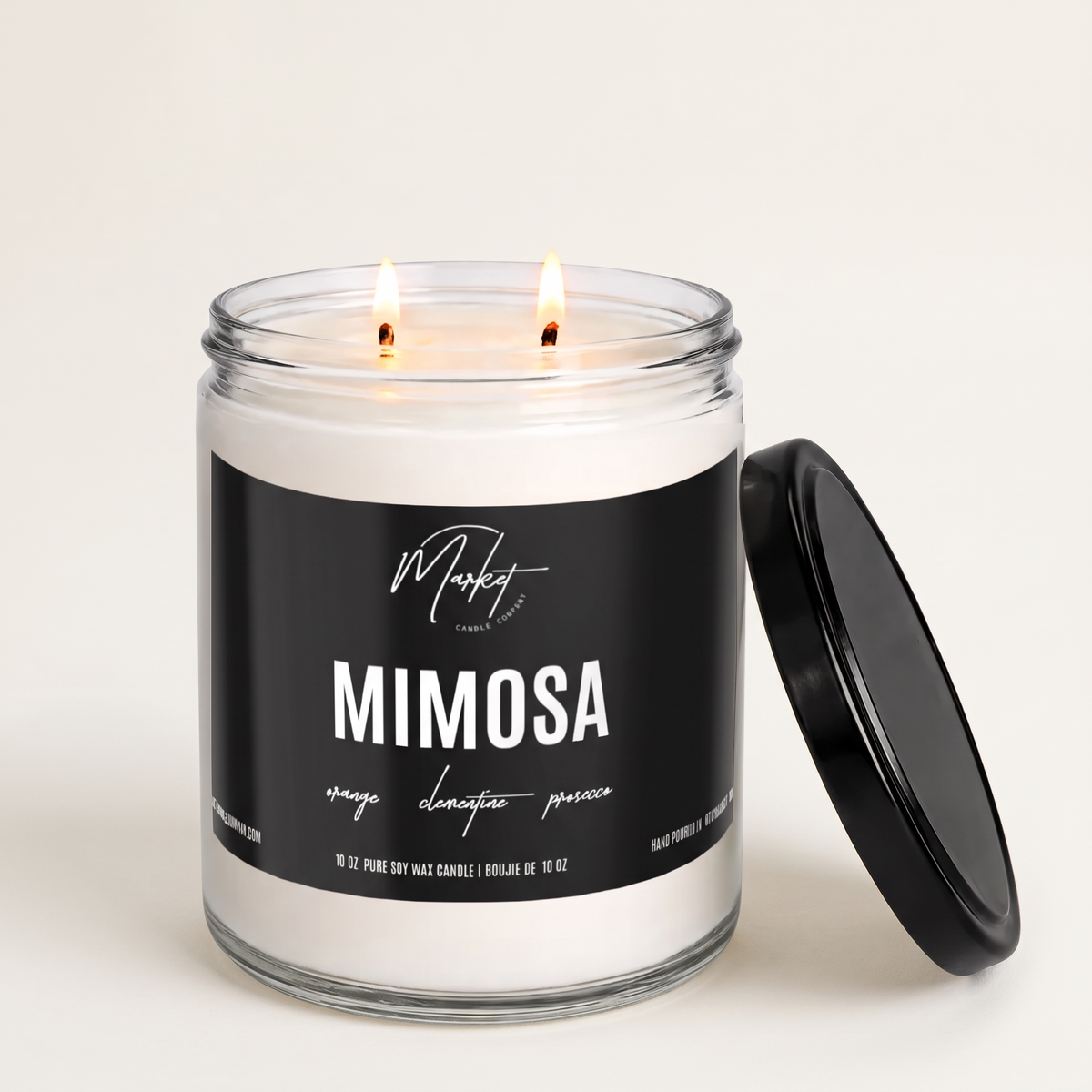 Mimosa 8oz. Scented Soy Candle