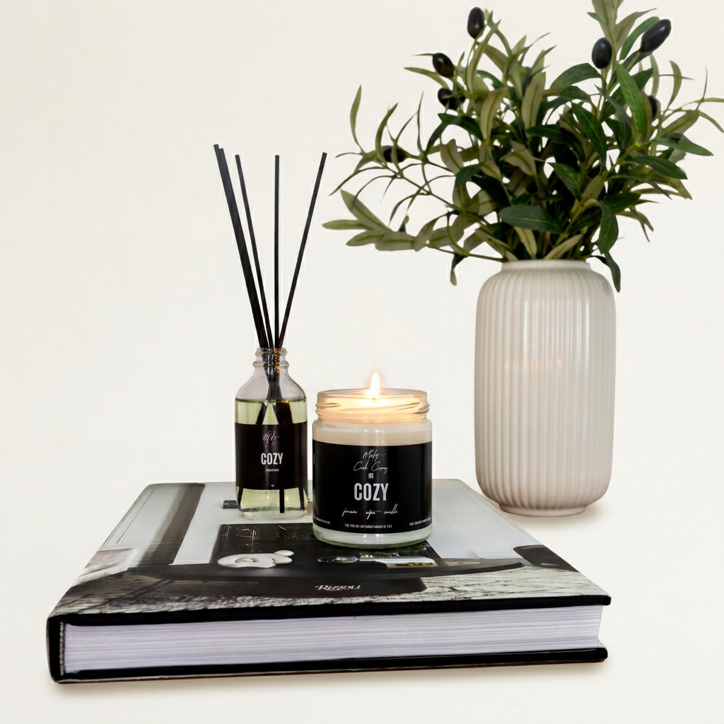 Cozy 8oz. Scented Soy Candle