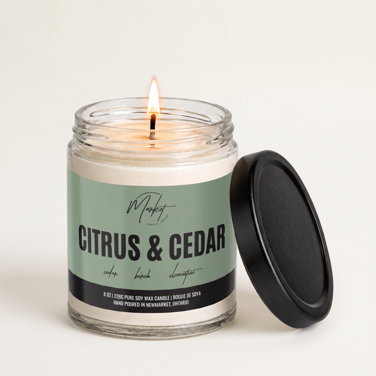 Citrus & Cedar 16oz. Scented Fall Soy Candle