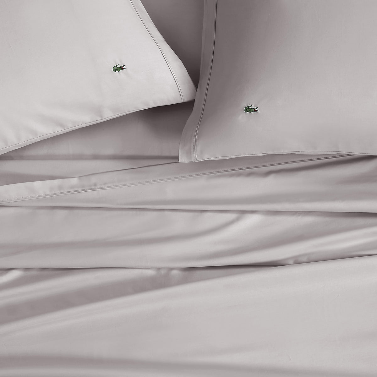 Ensemble de draps en percale de coton Lacoste