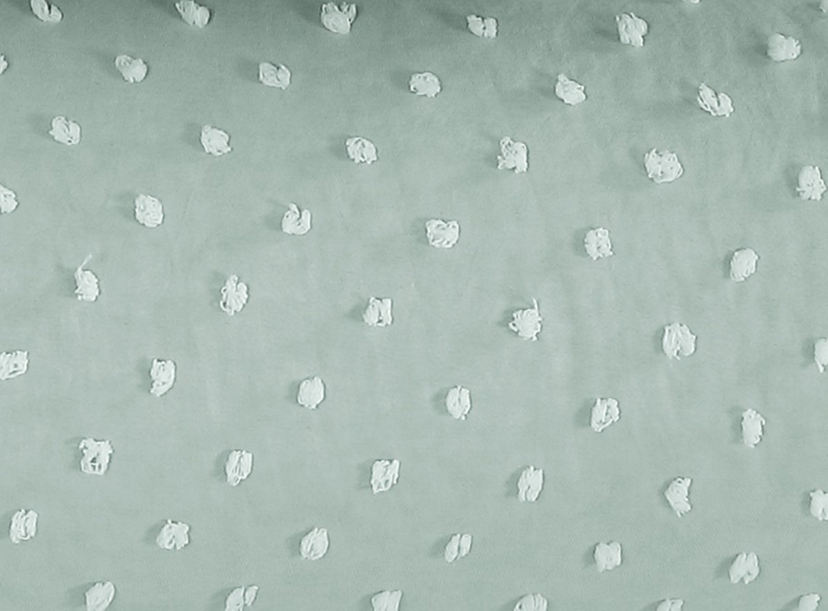 Krinkle Dots Clipped Jacquard Duvet Cover Set
