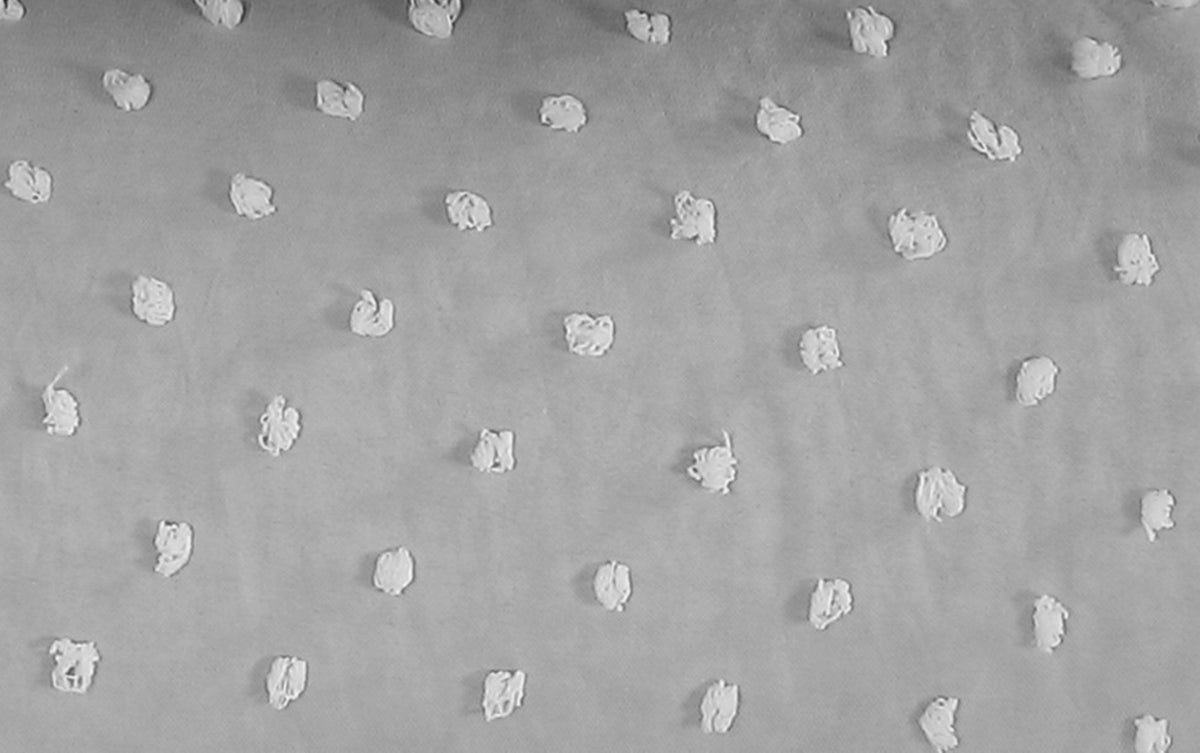 Krinkle Dots Clipped Jacquard Duvet Cover Set