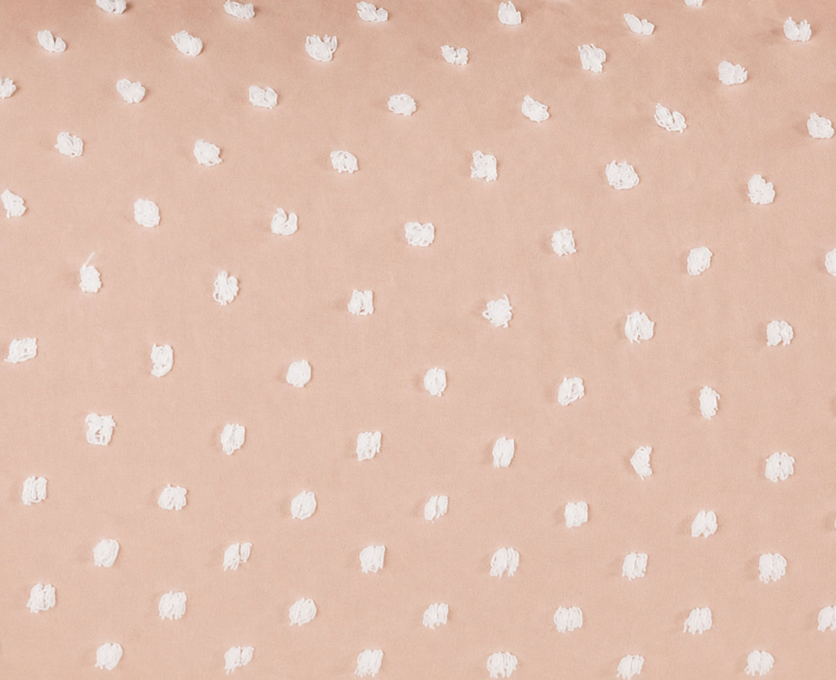 Krinkle Dots Clipped Jacquard Duvet Cover Set