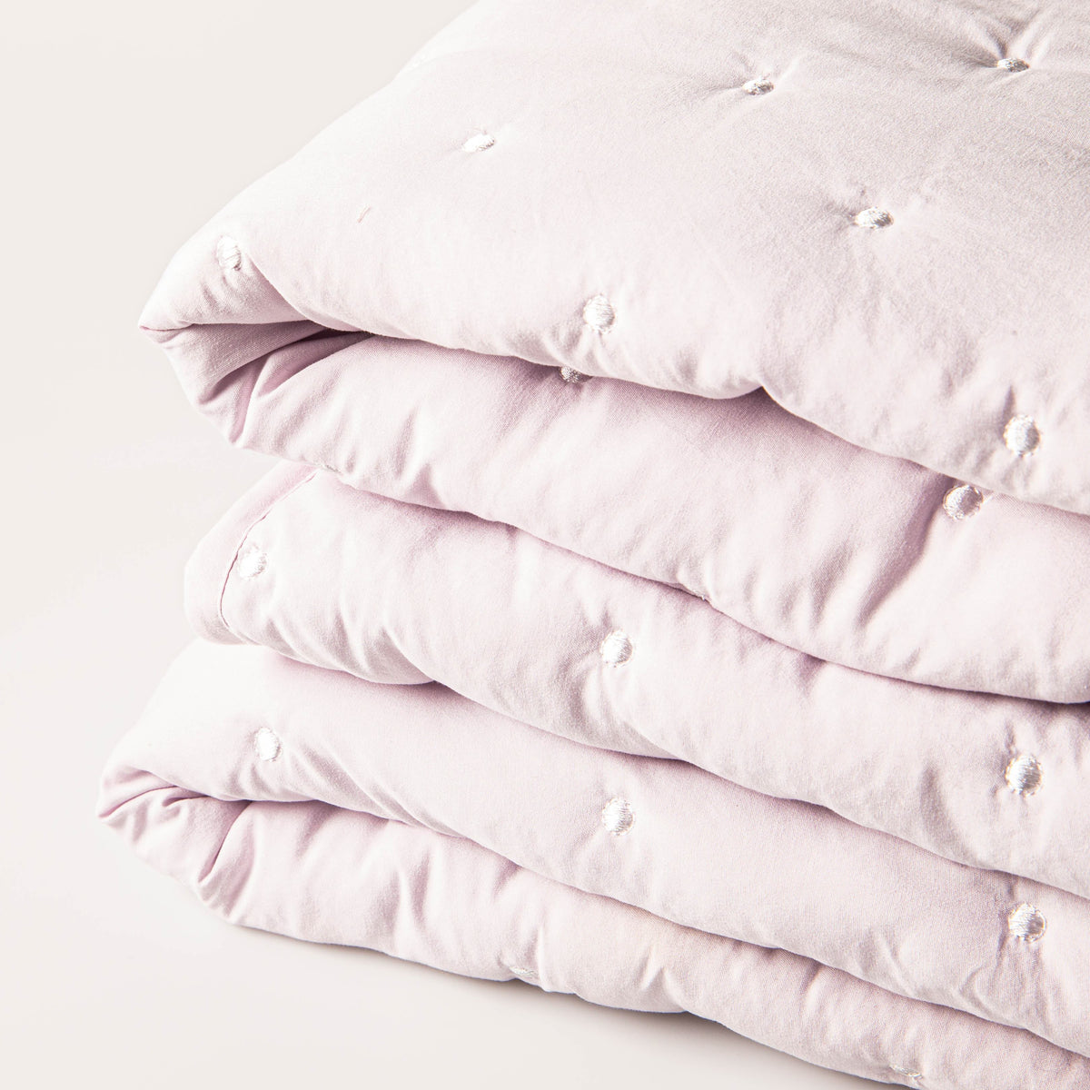 Laurel Park Kids Dot Embroidery Quilt Set