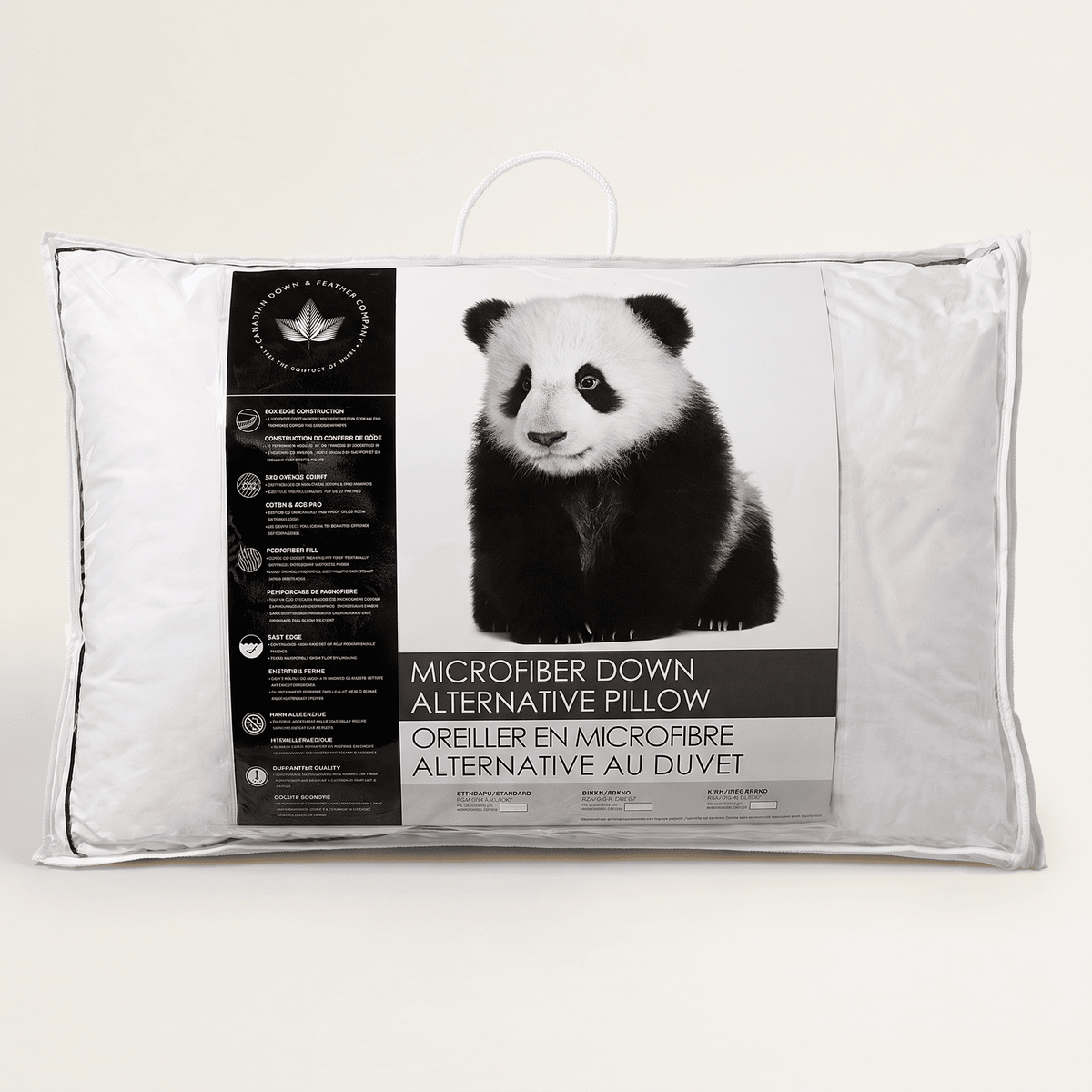 Microfiber Down Alternative Pillow, Soft Support